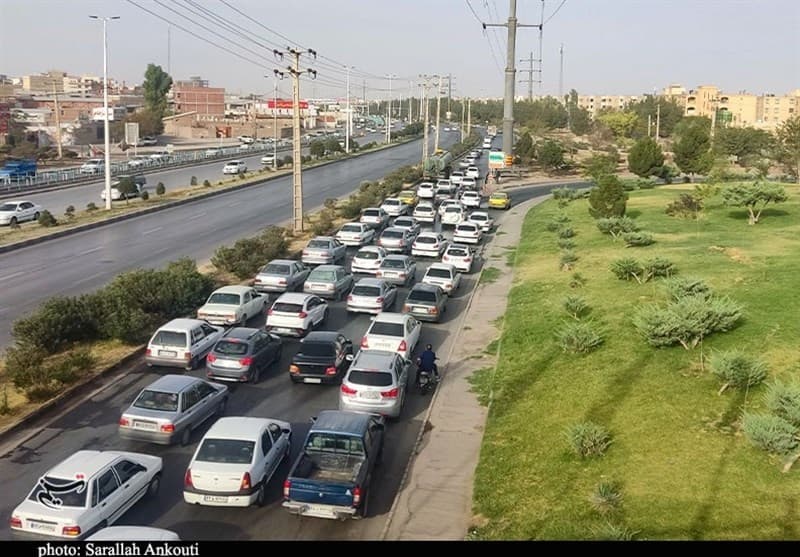 ترافیک سنگین در جاده چالوس و هراز
