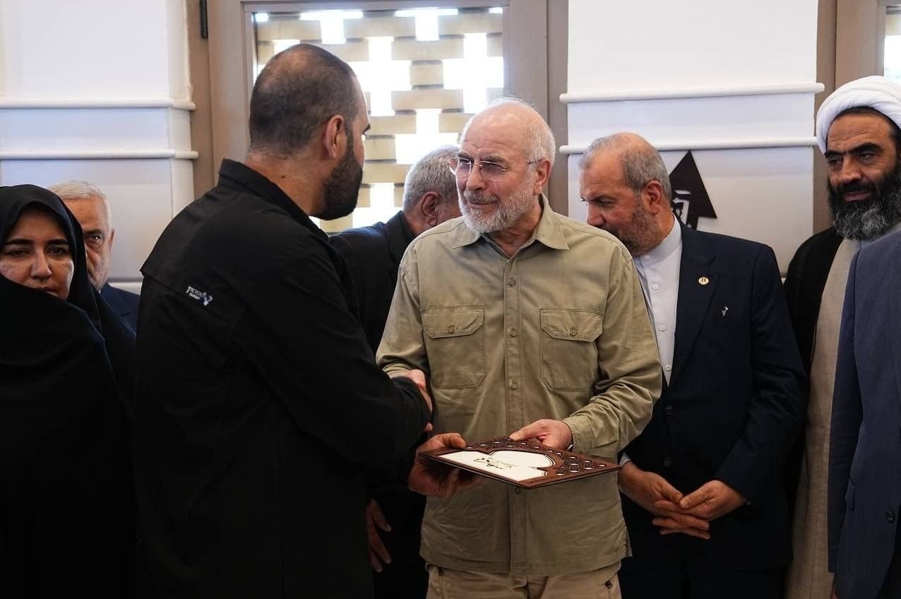 قالیباف از جانبازان و خانواده شهدای حمله به حشدالشعبی تجلیل کرد