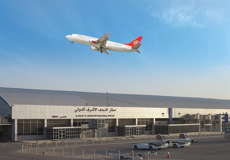 فرودگاه نجف تا اطلاع ثانوی تعطیل شد