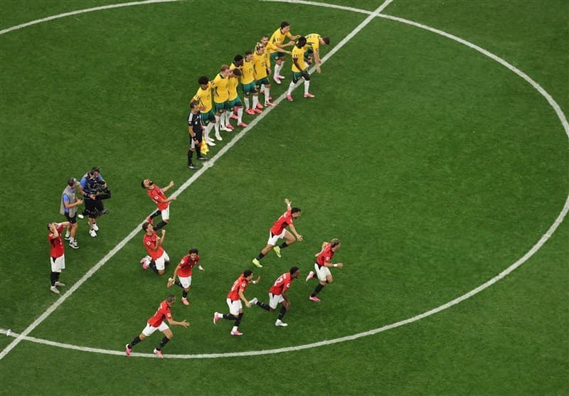 تصاویر منتخب از صعود تاریخی مصر با حذف استرالیا