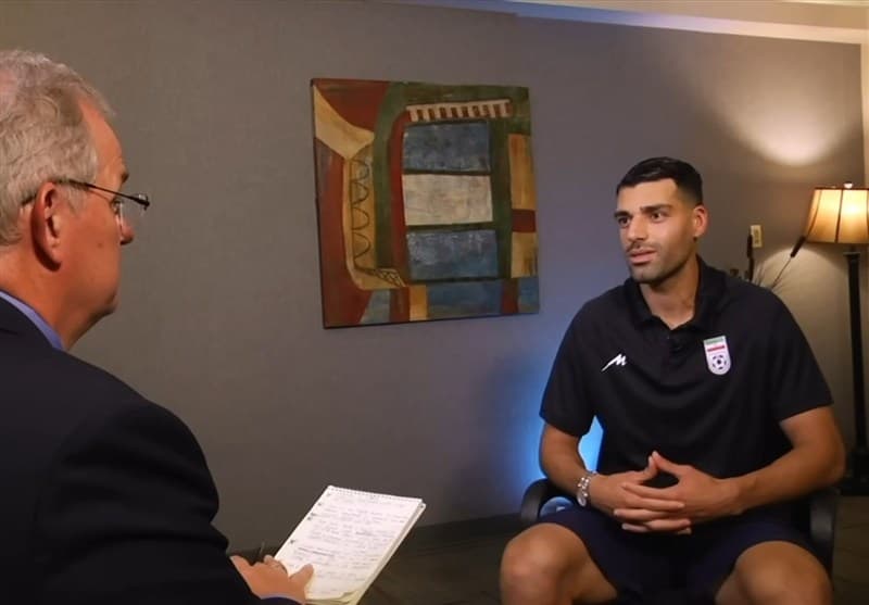 ببینید| طارمی مجری آمریکایی ESPN را به چالش کشید