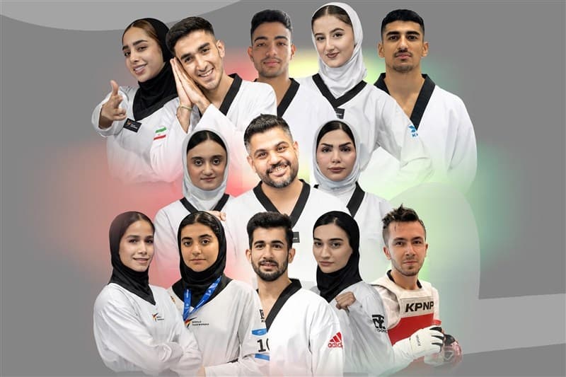 ؜ 13 مدال برای پاراتکواندوکاران ایران در جام ریاست فدراسیون جهانی
