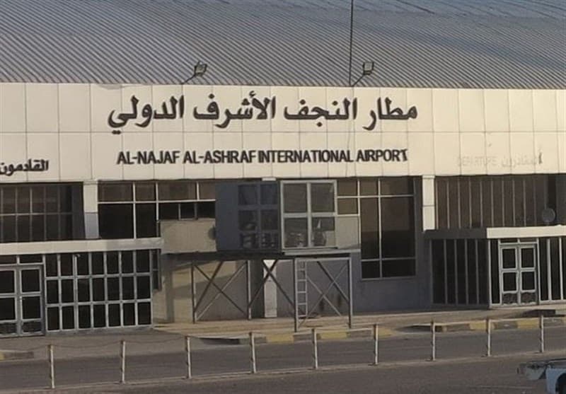تعطیلی 4 روزه فرودگاه بین‌المللی نجف به احترام وداع میلیونی رهبر شهید