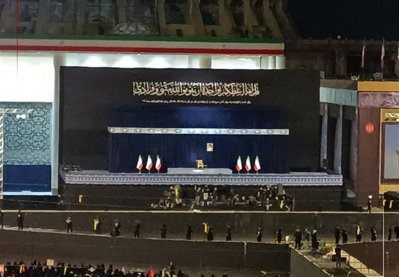 جایگاه پیکر مطهر رهبر شهید با رنگ‌وبوی حسینیه امام خمینی(ره)
