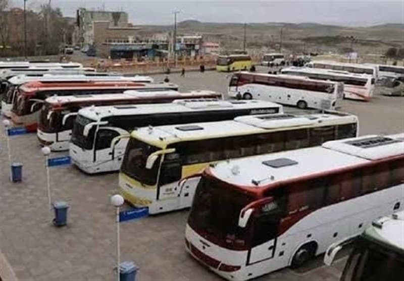 آماده‌باش 7900 اتوبوس برای جابجایی زائران اربعین 1405